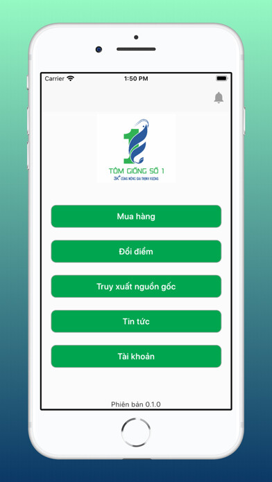 Emulate iPhone app MCOM Tôm Giống using MyAndroid