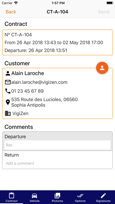 Emulate iPhone app mContracts Car inspection using MyAndroid Emulate iPhone app mContracts Car inspection using MyAndroid