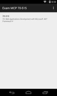 Emulate Android APK MCP 70-515 Free Emulate Android APK MCP 70-515 Free