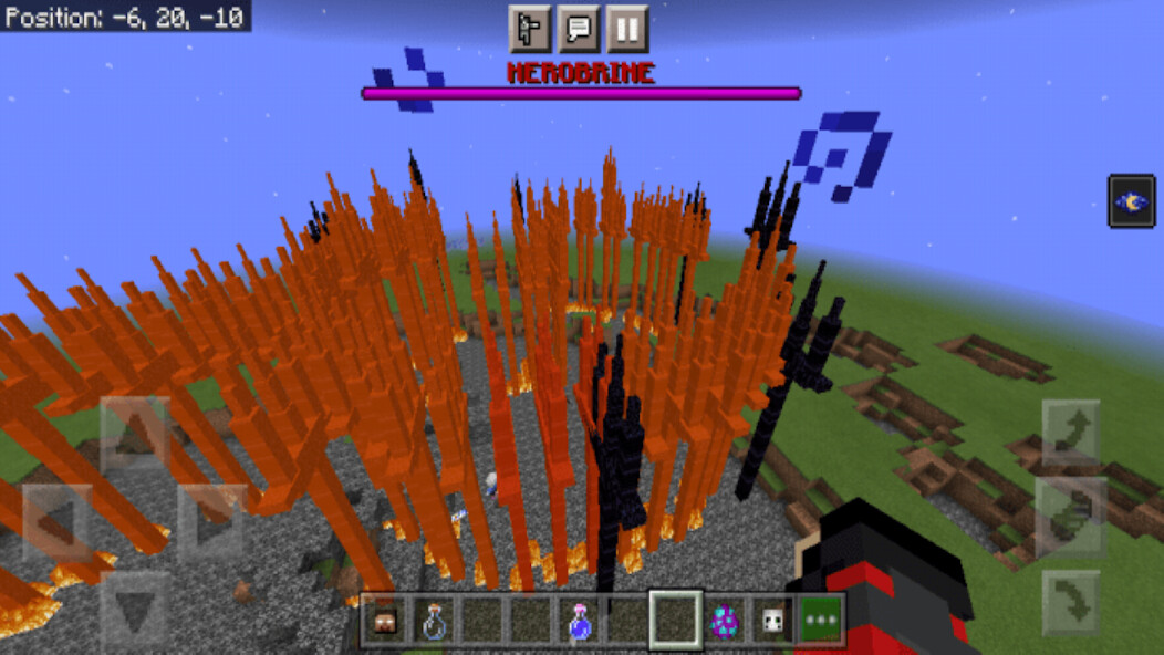 Run android online APK MCPE Herobrine Mod from MyAndroid or emulate MCPE Herobrine Mod using MyAndroid