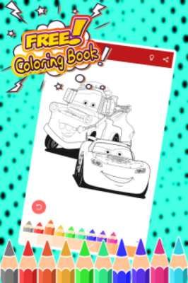 Emulate Android APK Mcqueen Coloring pages -Cars- Emulate Android APK Mcqueen Coloring pages -Cars-