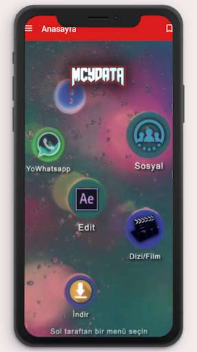 Run android online APK MCYDATA from MyAndroid or emulate MCYDATA using MyAndroid