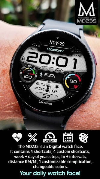 Run android online APK MD235: Digital watch face from MyAndroid or emulate MD235: Digital watch face using MyAndroid Run android online APK MD235: Digital watch face from MyAndroid or emulate MD235: Digital watch face using MyAndroid