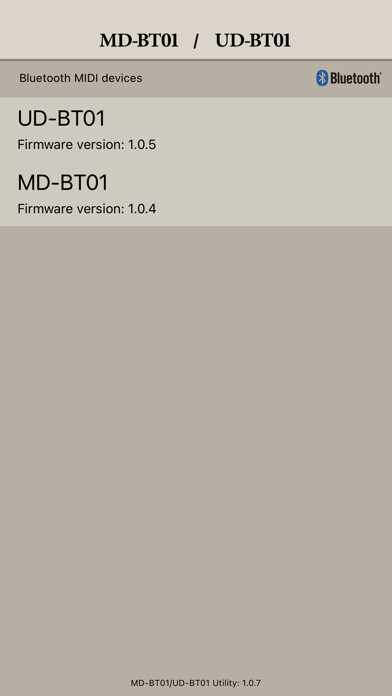 Emulate iPhone app MD-BT01/UD-BT01 Utility - US using MyAndroid Emulate iPhone app MD-BT01/UD-BT01 Utility - US using MyAndroid