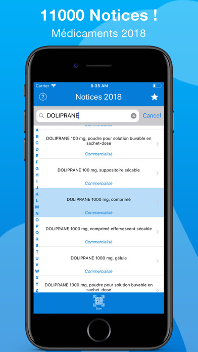 Emulate iPhone app Médicaments - Notices using MyAndroid Emulate iPhone app Médicaments - Notices using MyAndroid