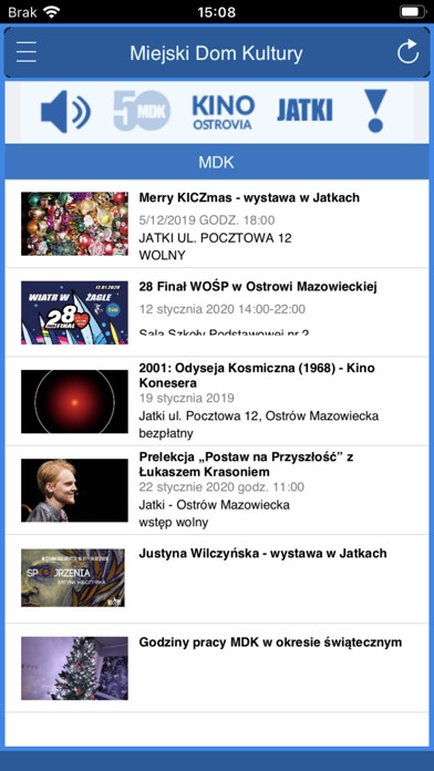 Emulate iPhone app MDK Ostrów Mazowiecka using MyAndroid Emulate iPhone app MDK Ostrów Mazowiecka using MyAndroid