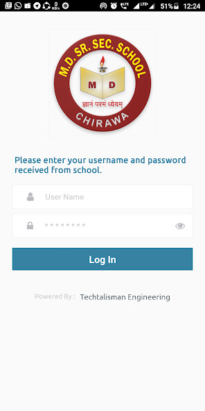 Run android online APK MD SCHOOL CHIRAWA - PARENT APP from MyAndroid or emulate MD SCHOOL CHIRAWA - PARENT APP using MyAndroid