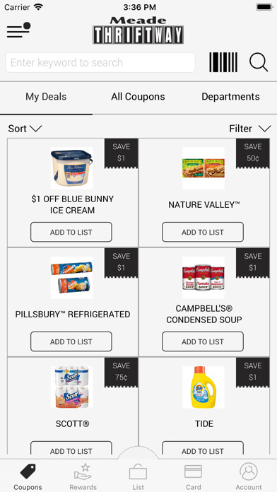 Emulate iPhone app Meade Thriftway using MyAndroid Emulate iPhone app Meade Thriftway using MyAndroid