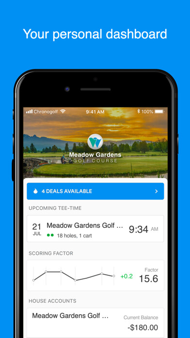 Emulate iPhone app Meadow Gardens Golf Course using MyAndroid Emulate iPhone app Meadow Gardens Golf Course using MyAndroid