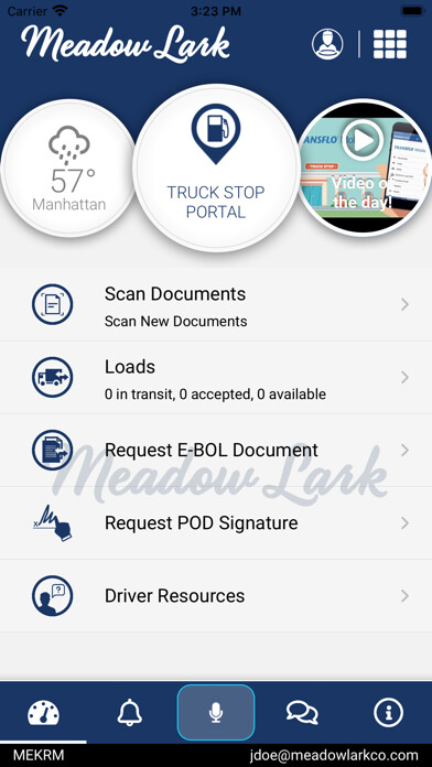 Emulate iPhone app Meadow Lark Driver App using MyAndroid Emulate iPhone app Meadow Lark Driver App using MyAndroid