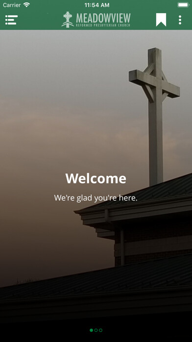 Emulate iPhone app Meadowview Reformed PCA using MyAndroid