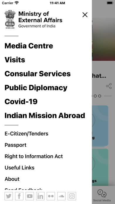 Emulate iPhone app MEAIndia using MyAndroid