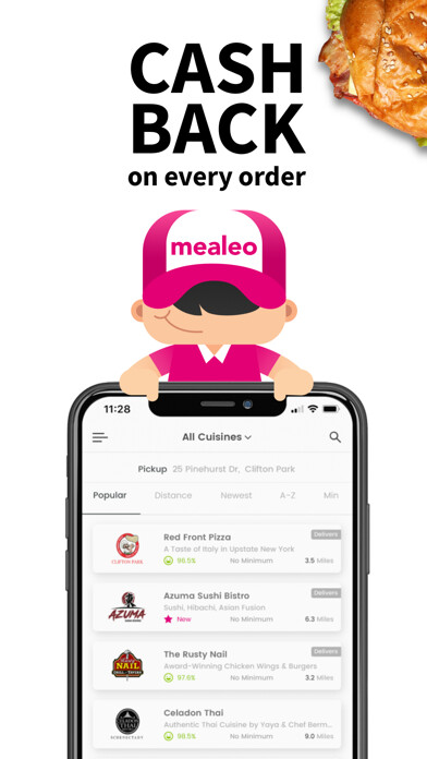 Emulate iPhone app Mealeo: Food Delivery Service using MyAndroid Emulate iPhone app Mealeo: Food Delivery Service using MyAndroid