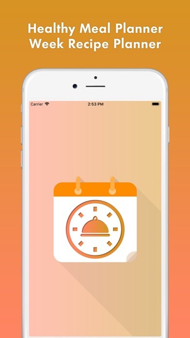 Emulate iPhone app Meal Planner - Food Planner using MyAndroid