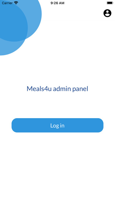Emulate iPhone app Meals 4U Business using MyAndroid