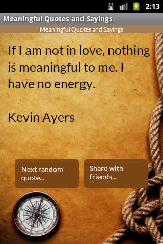 Run android online APK Meaningful Quotes and Sayings from MyAndroid or emulate Meaningful Quotes and Sayings using MyAndroid