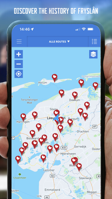 Emulate iPhone app MeAR Fryslân using MyAndroid