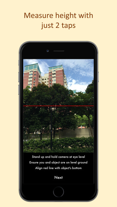 Emulate iPhone app Measure height with camera. using MyAndroid Emulate iPhone app Measure height with camera. using MyAndroid