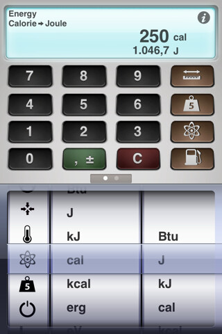 Emulate iPhone app Measures Lite - Unit Converter using MyAndroid Emulate iPhone app Measures Lite - Unit Converter using MyAndroid