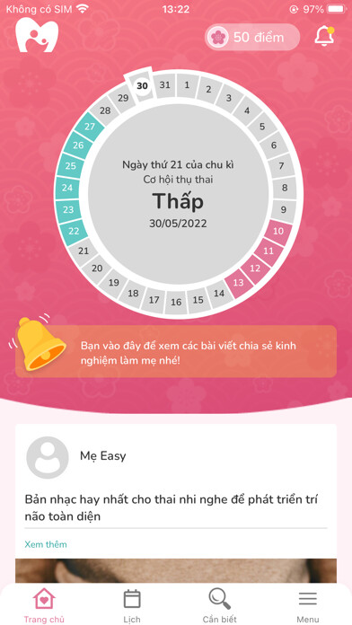 Emulate iPhone app Mẹ Easy - Làm Mẹ Kiểu Nhật using MyAndroid