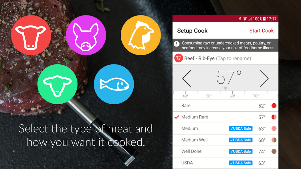 Run android online APK MEATER® Smart Meat Thermometer from MyAndroid or emulate MEATER® Smart Meat Thermometer using MyAndroid