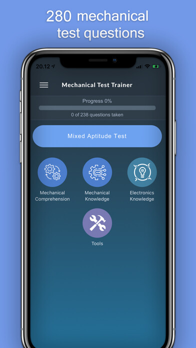 Emulate iPhone app Mechanical Test Trainer using MyAndroid Emulate iPhone app Mechanical Test Trainer using MyAndroid