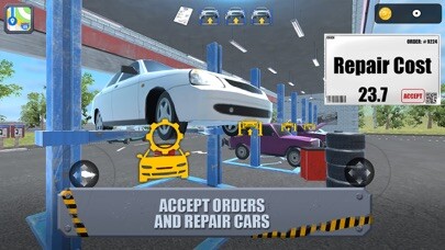 Emulate iPhone app Mechanic Service Station Sim using MyAndroid
