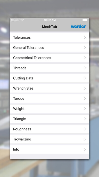 Emulate iPhone app MechTab using MyAndroid
