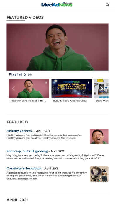 Emulate iPhone app Med Ad News Mobile using MyAndroid Emulate iPhone app Med Ad News Mobile using MyAndroid