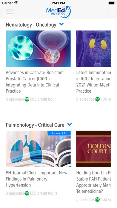 Emulate iPhone app MedEd On The Go using MyAndroid Emulate iPhone app MedEd On The Go using MyAndroid