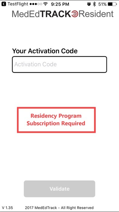 Emulate iPhone app MedEdTrack Resident App using MyAndroid