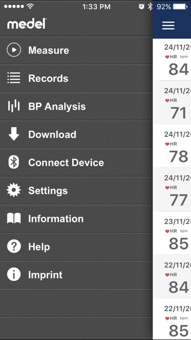 Emulate iPhone app medel iBP ECG using MyAndroid