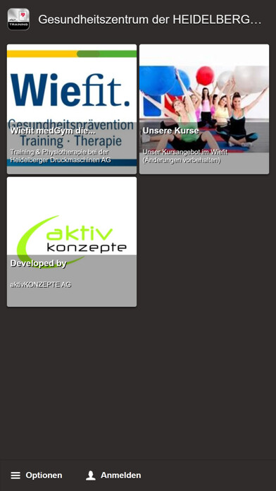Emulate iPhone app medGym - WieFit using MyAndroid Emulate iPhone app medGym - WieFit using MyAndroid