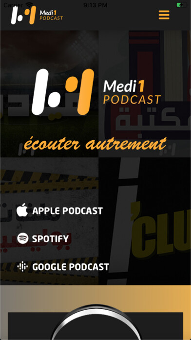 Emulate iPhone app Medi1 Podcast using MyAndroid Emulate iPhone app Medi1 Podcast using MyAndroid