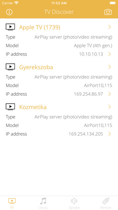 Emulate iPhone app Media Discover using MyAndroid