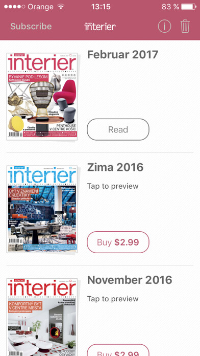 Emulate iPhone app Mediage INTERIER using MyAndroid
