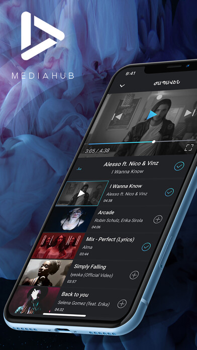 Emulate iPhone app MediaHub - Armenian radios using MyAndroid