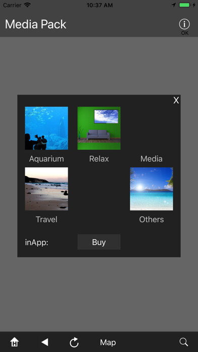Emulate iPhone app Media Pack using MyAndroid