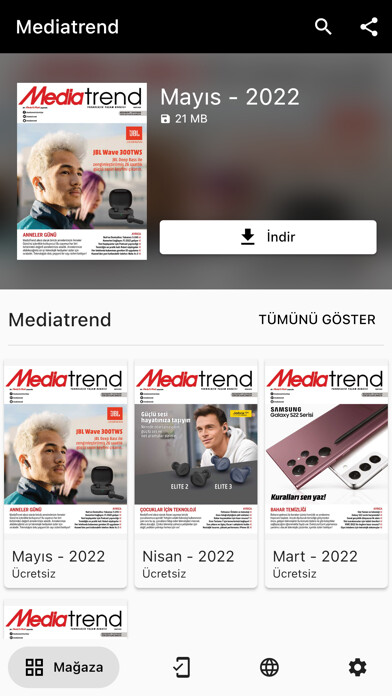Emulate iPhone app Mediatrend using MyAndroid