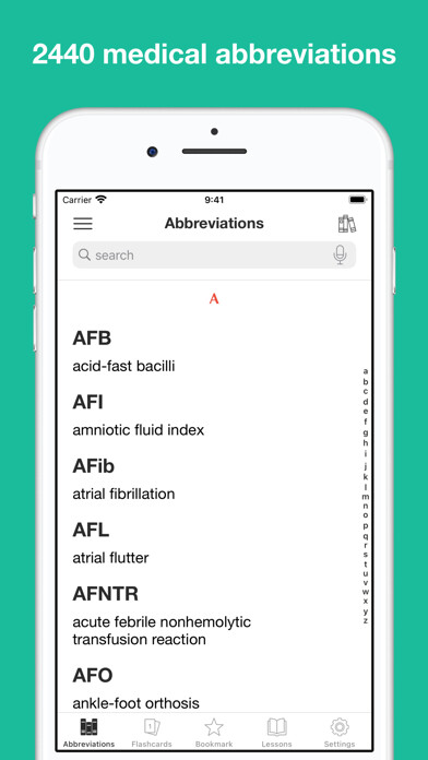 Emulate iPhone app Medical Abbreviation Flashcard using MyAndroid Emulate iPhone app Medical Abbreviation Flashcard using MyAndroid