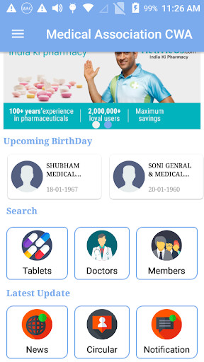 Run android online APK Medical Association Chhindwara from MyAndroid or emulate Medical Association Chhindwara using MyAndroid