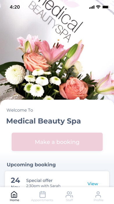 Emulate iPhone app Medical Beauty Spa using MyAndroid Emulate iPhone app Medical Beauty Spa using MyAndroid