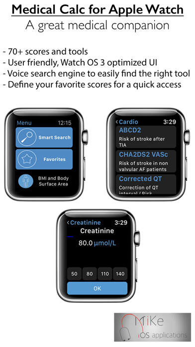 Emulate iPhone app Medical Calc for Apple Watch using MyAndroid Emulate iPhone app Medical Calc for Apple Watch using MyAndroid