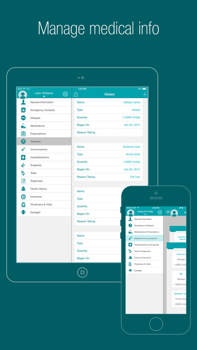 Emulate iPhone app Medical Data Box using MyAndroid Emulate iPhone app Medical Data Box using MyAndroid