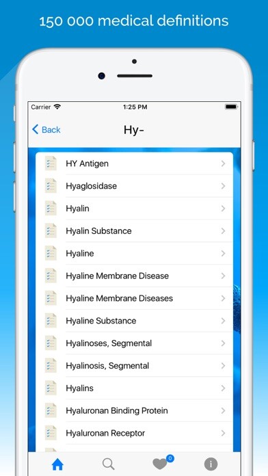 Emulate iPhone app Medical Dictionary - English using MyAndroid Emulate iPhone app Medical Dictionary - English using MyAndroid