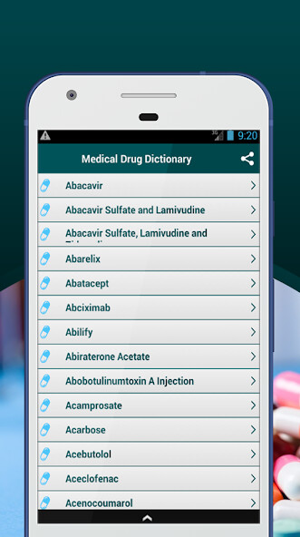 Emulate Medical Drug Dictionary from MyAndroid or run Medical Drug Dictionary using MyAndroid