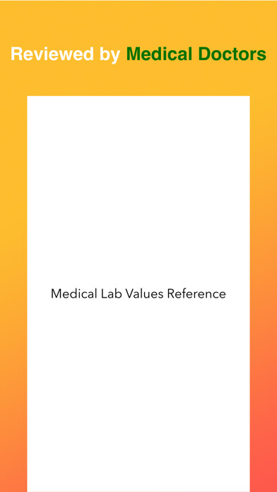 Emulate iPhone app Medical Lab Values Reference using MyAndroid Emulate iPhone app Medical Lab Values Reference using MyAndroid