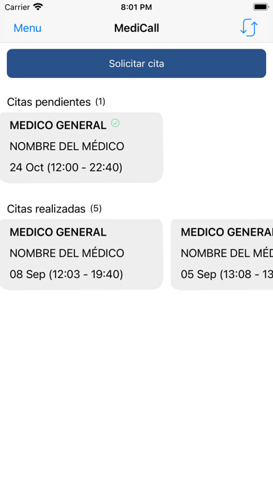 Emulate iPhone app MediCall - Red Salud using MyAndroid Emulate iPhone app MediCall - Red Salud using MyAndroid