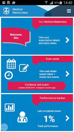 Run android online APK Medical Masterclass from MyAndroid or emulate Medical Masterclass using MyAndroid
