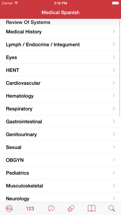 Emulate iPhone app Medical Spanish: Healthcare Phrasebook with Audio using MyAndroid Emulate iPhone app Medical Spanish: Healthcare Phrasebook with Audio using MyAndroid